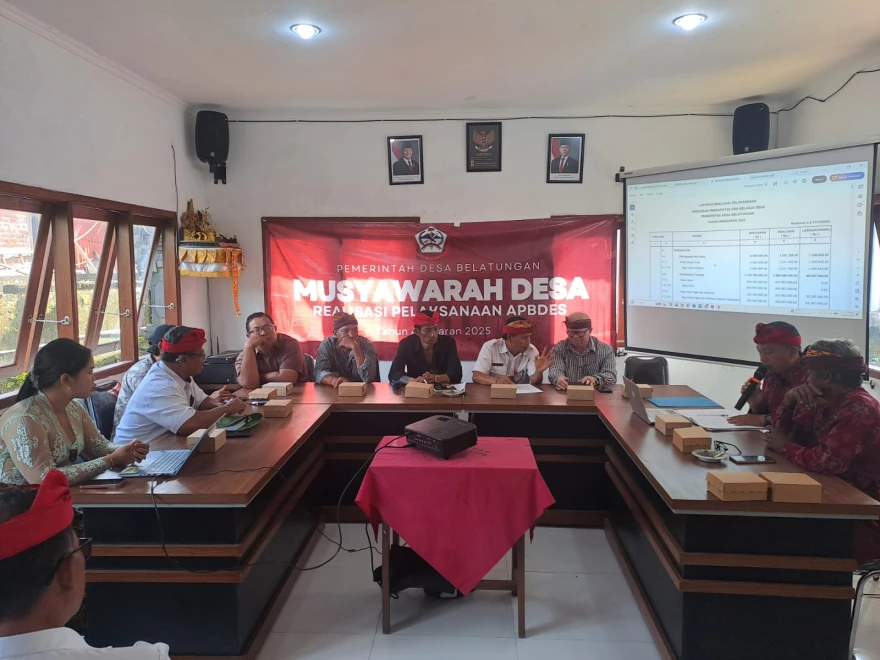 Laporan Pertanggungjawaban APBDes Tahun Anggaran 2025